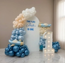 birthday Superb Airplane Balloon Decoration