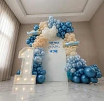 birthday Superb Airplane Balloon Decoration