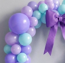birthday U Shaped Pastel Theme Balloon Decoration