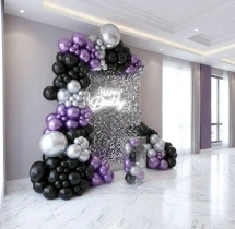birthday Sparkling Sequin Theme Balloon Decoration