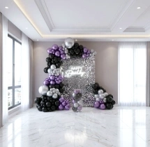 birthday Sparkling Sequin Theme Balloon Decoration