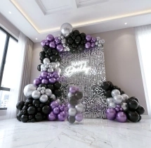 birthday Sparkling Sequin Theme Balloon Decoration