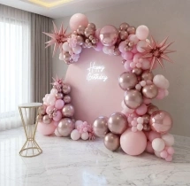 birthday Premium Pastel Birthday Balloon Decoration