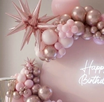 birthday Premium Pastel Birthday Balloon Decoration