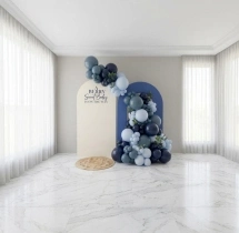 birthday Navy Blue Birthday Balloon Decoration
