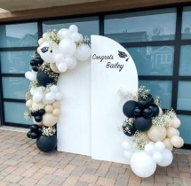 decorations Elegant Graduation Day Balloon Backdrop Decor