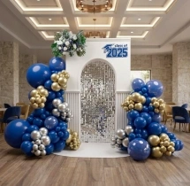 decorations Silver Sequin Theme Graduation Day Decor