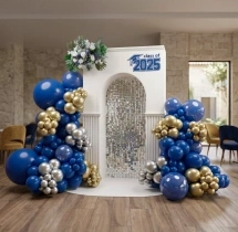 decorations Silver Sequin Theme Graduation Day Decor
