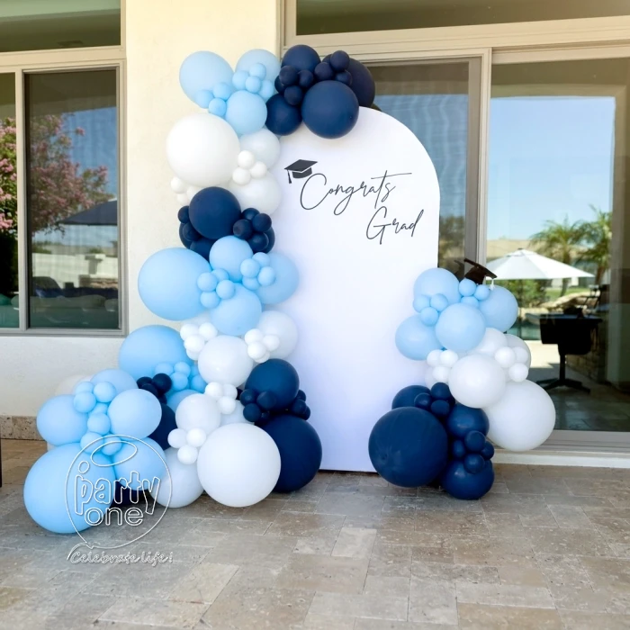 decorations Classy Graduation Day Balloon Backdrop Decoration