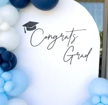 decorations Classy Graduation Day Balloon Backdrop Decoration