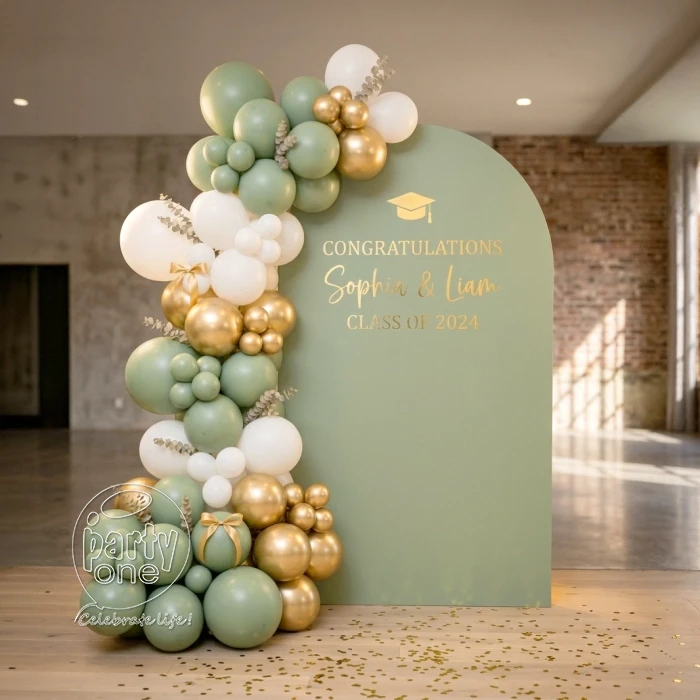 decorations Sage Green Theme Graduation Celebration Decor