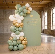 decorations Sage Green Theme Graduation Celebration Decor