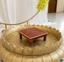 decorations Grand Lily Ring Haldi Ceremony Stage Decor