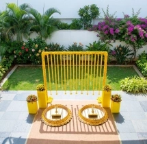 decorations Charming Outdoor Haldi Garland Ceremony Decor