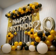 birthday Sophisticated 20th Birthday Celebration Decor