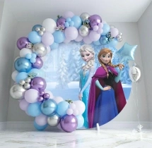birthday Frozen Theme Balloon Decor