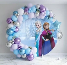birthday Frozen Theme Balloon Decor