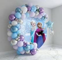 birthday Frozen Theme Balloon Decor