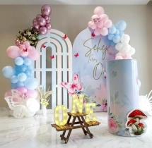 birthday Butterfly Pastel Theme Decoration