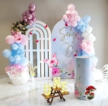 birthday Butterfly Pastel Theme Decoration