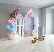 birthday Butterfly Pastel Theme Decoration