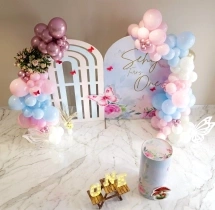 birthday Butterfly Pastel Theme Decoration