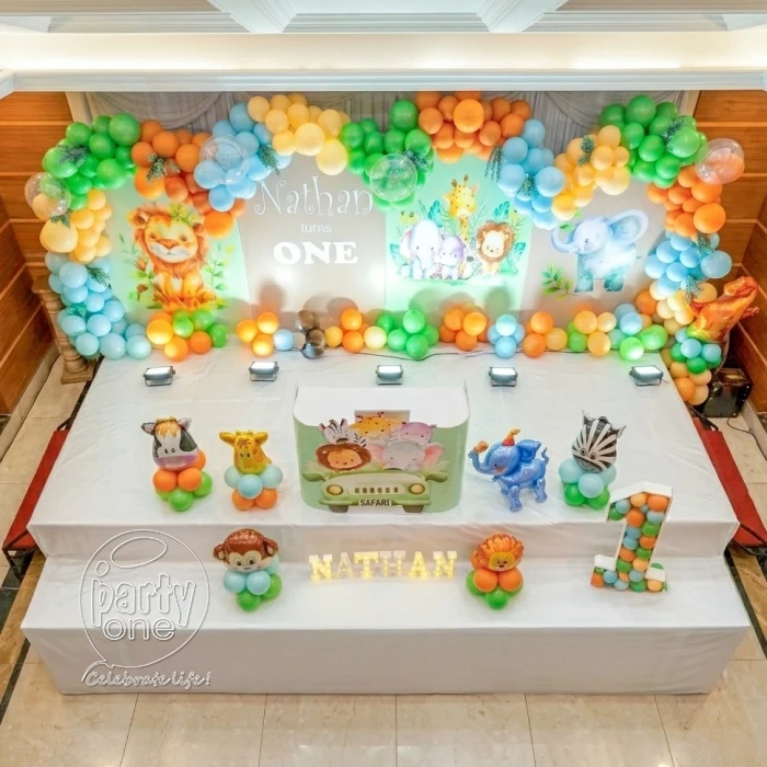 birthday 1st Birthday Safari Jungle Theme Decoration