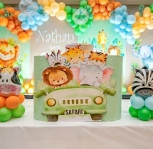 birthday 1st Birthday Safari Jungle Theme Decoration