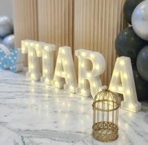 birthday Black and White Birthday Decor with Balloon Pillars