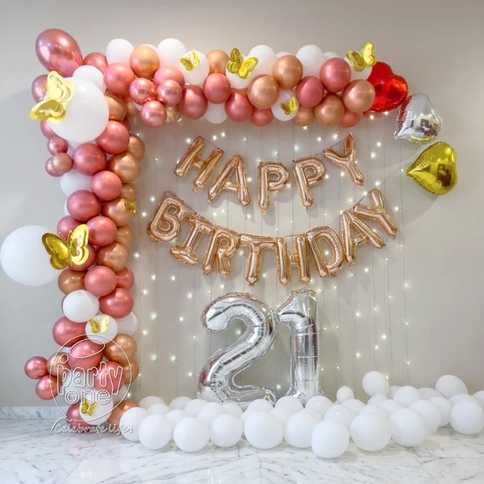 birthday Brilliant 21st Birthday Decoration at Home