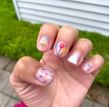 birthday Nail Art