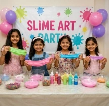 birthday Slime Art