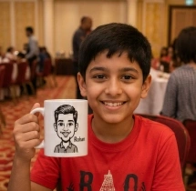 birthday Mug Caricature Artist