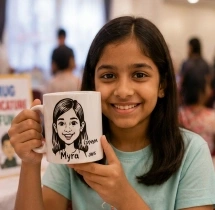 birthday Mug Caricature Artist
