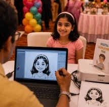 birthday Digital Caricature Artist