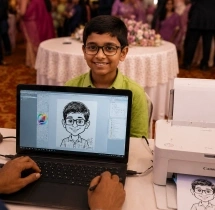 birthday Digital Caricature Artist