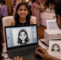 birthday Digital Caricature Artist