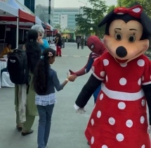 birthday Minnie Mouse Cartoon Character