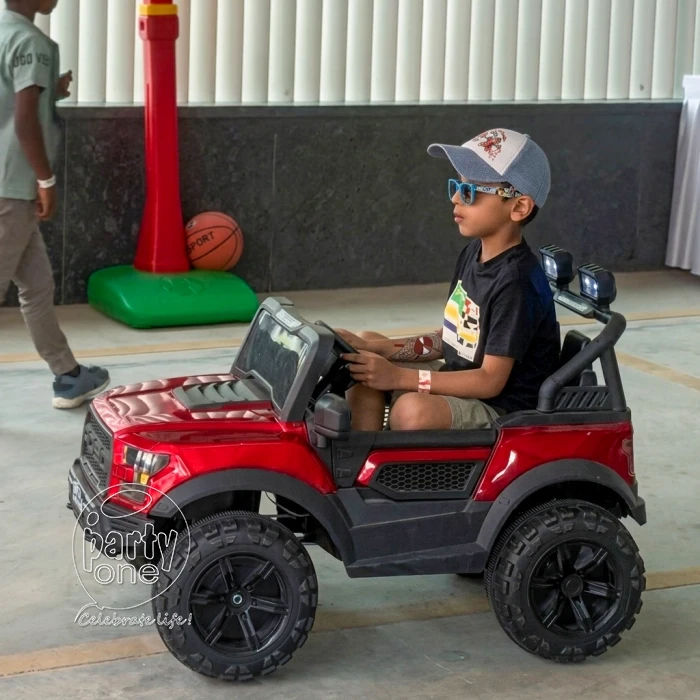 Jeep Car Entry for Kids Birthday