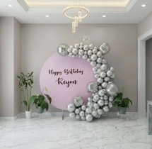 birthday Foil Balloon Ring Decor