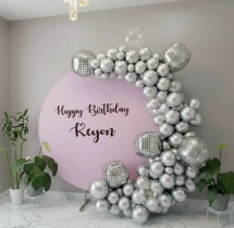 birthday Foil Balloon Ring Decor