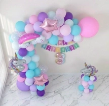birthday Unicorn Theme Balloon Decoration