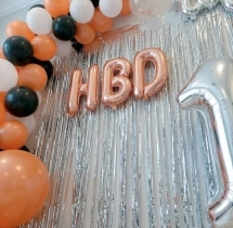 birthday Lovely 18 Rose Gold Birthday Wall Decoration
