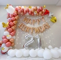 birthday Brilliant 21st Birthday Decoration at Home