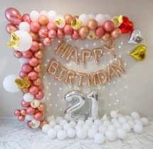birthday Brilliant 21st Birthday Decoration at Home