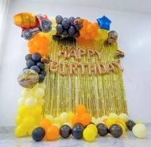 birthday Gilded Construction Theme Birthday Decor