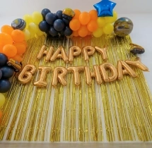 birthday Gilded Construction Theme Birthday Decor