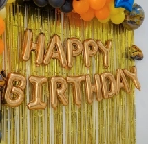 birthday Gilded Construction Theme Birthday Decor