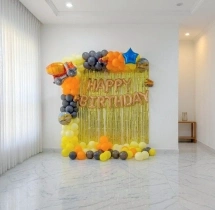 birthday Gilded Construction Theme Birthday Decor