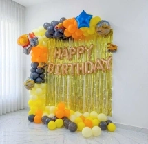 birthday Gilded Construction Theme Birthday Decor